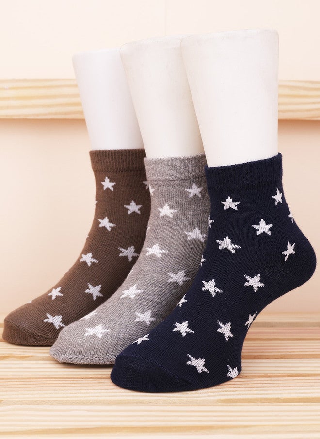 FOOTPRINTS FOOTPRINT 6 Pairs Patterned Ankle-Length Organic Cotton Socks - Image 4